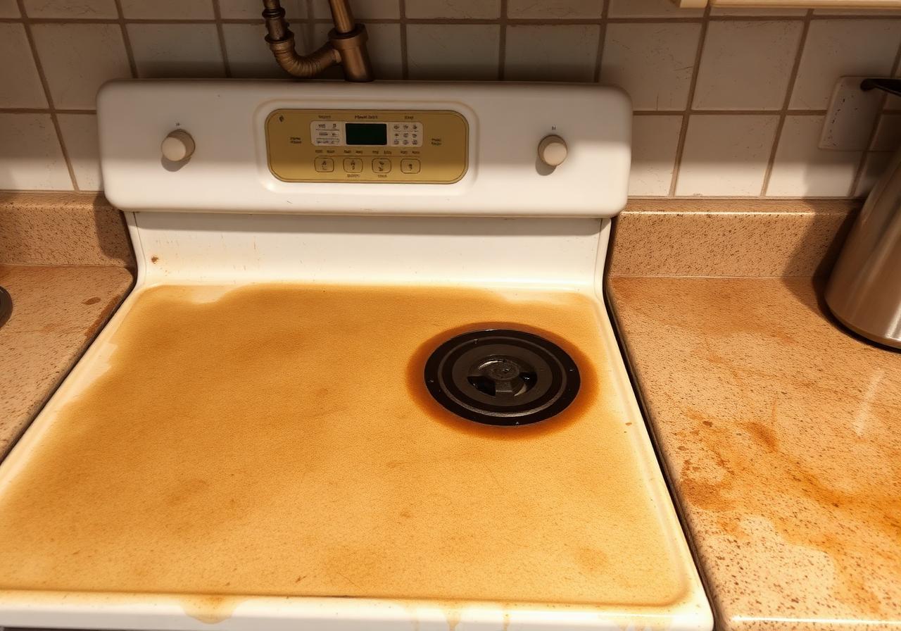 Kitchen Deep Clean β before